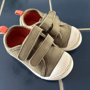Jumping Beans Olive Kids Sneakers with Velcro